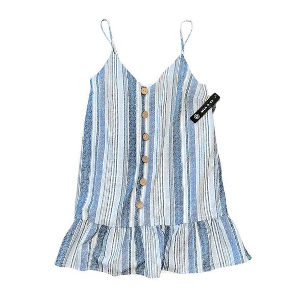 NWT AS YOU WISH Women’s Coastal Spaghetti Strap Sundress Size M - Picture 1 of 8